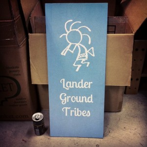 Lander Ground Tribesイベント看板